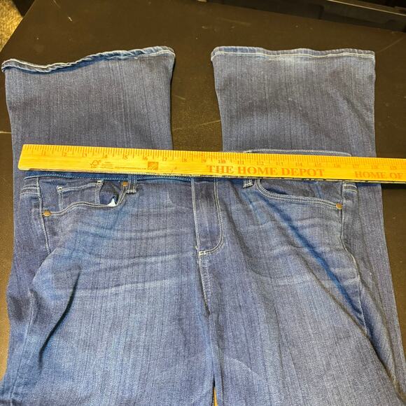 Paige Lou Lou Jeans Women’s Size 32 Dark Wash Bootcut Stretch Denim Made in USA - Picture 5 of 9